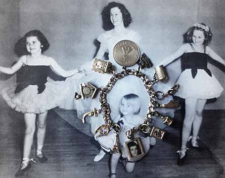 Dee Long Lansford’s charm bracelet