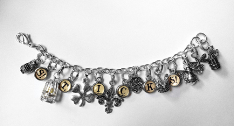 Spell out a favorite world with initial charms